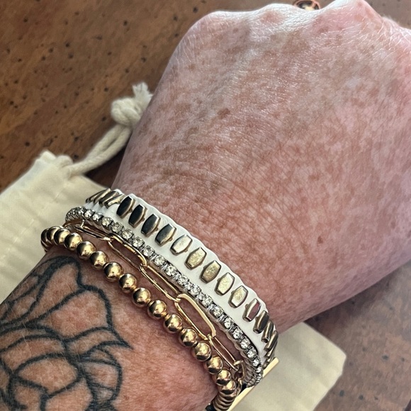 Victoria Emerson Gold and Silver Bracelet Trio - Picture 3 of 3